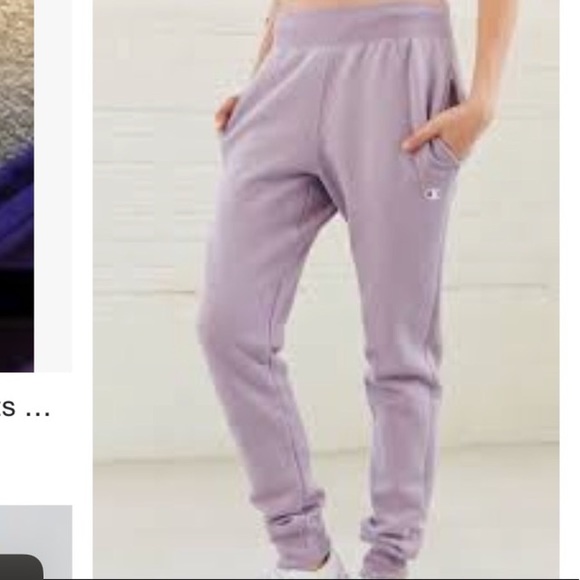 Light Purple Champion Sweatpants - Picture 5 of 6